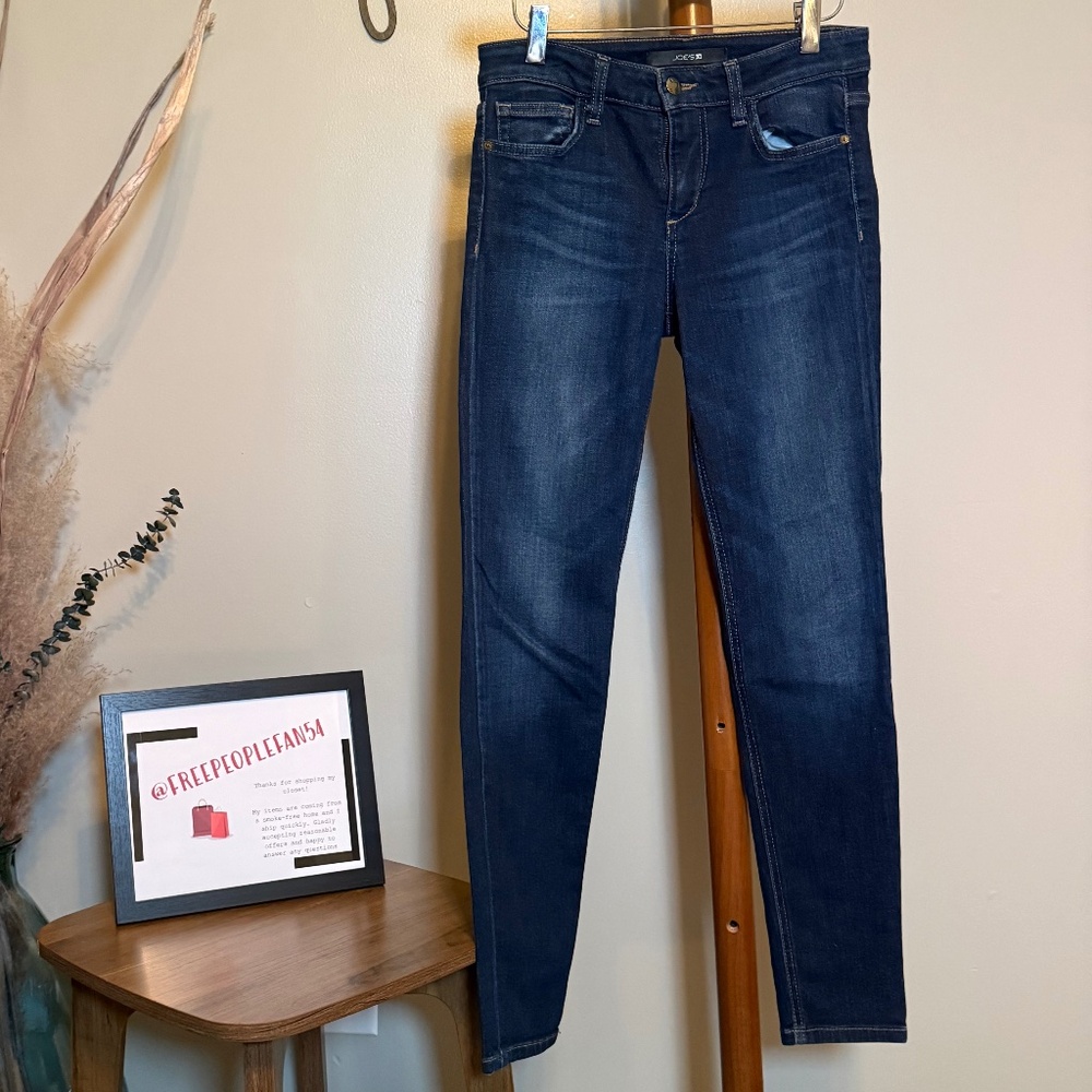 Like New Joe’s Jeans Dark Wash Beaven Skinny Ankle Jean sz 26 - Picture 1 of 7